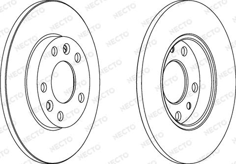 Breco BS 7443 - Гальмівний диск autocars.com.ua