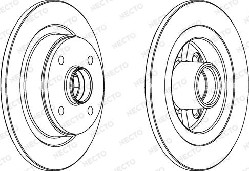 Necto WN615 - Тормозной диск autodnr.net