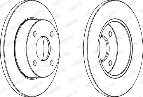 Necto WN618 - Тормозной диск autodnr.net