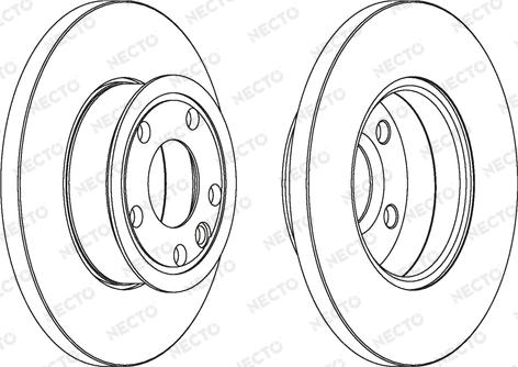 Necto WN625 - Гальмівний диск autocars.com.ua