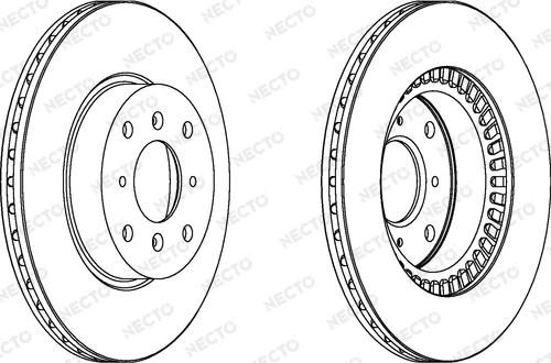 Necto WN687 - Гальмівний диск autocars.com.ua