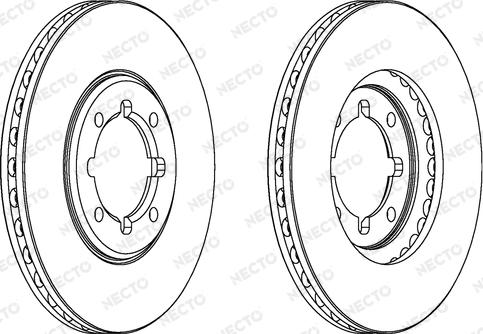 Necto WN722 - Гальмівний диск autocars.com.ua
