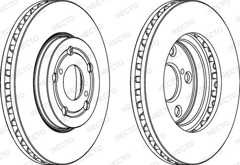 Necto WN755 - Гальмівний диск autocars.com.ua