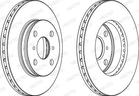 Necto WN800 - Гальмівний диск autocars.com.ua