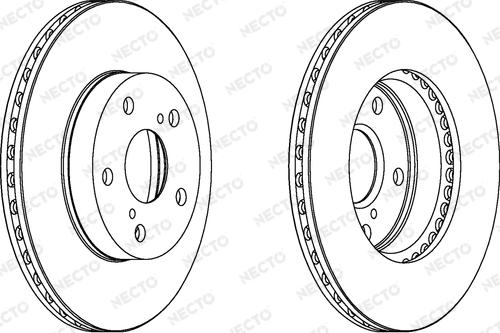 Necto WN809 - Гальмівний диск autocars.com.ua