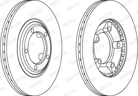 Necto WN826 - Гальмівний диск autocars.com.ua