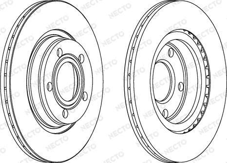 Necto WN923 - Гальмівний диск autocars.com.ua