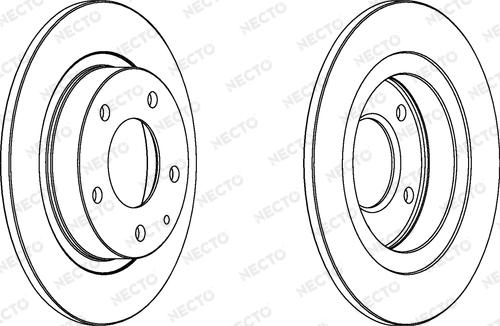 Necto WN956 - Гальмівний диск autocars.com.ua