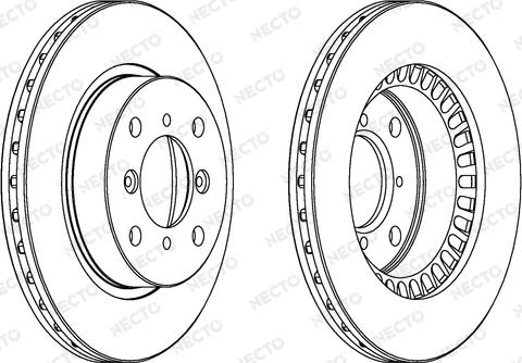 Necto WN967 - Гальмівний диск autocars.com.ua
