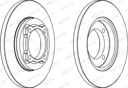 Necto WN990 - Гальмівний диск autocars.com.ua