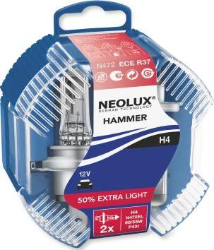 NEOLUX® N472EL-HCB - Лампа розжарювання, фара дальнього світла autocars.com.ua
