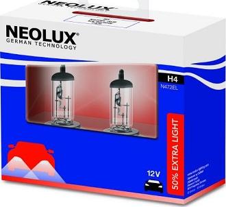 NEOLUX® N472EL-SCB - Лампа розжарювання, фара дальнього світла autocars.com.ua