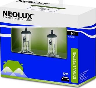 NEOLUX® N472LL-SCB - Лампа розжарювання, фара дальнього світла autocars.com.ua