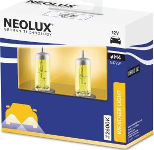 NEOLUX® N472W2SCB - Лампа розжарювання, фара дальнього світла autocars.com.ua