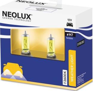 NEOLUX® N499W-2SCB - Лампа розжарювання, фара дальнього світла autocars.com.ua