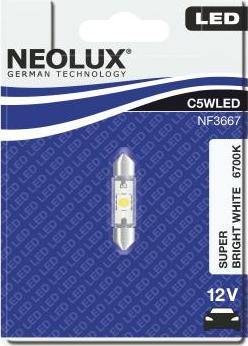 NEOLUX® NF3667-01B - Лампа розжарювання, Освітлення салону autocars.com.ua