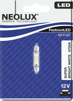 NEOLUX® NF4167-01B - Лампа розжарювання, Освітлення салону autocars.com.ua