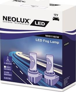 NEOLUX® NH81116CW - Лампа розжарювання, протитуманні фари autocars.com.ua