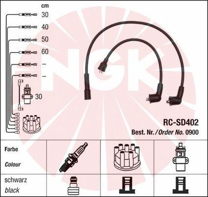 NGK 0900 - Комплект проводів запалювання autocars.com.ua