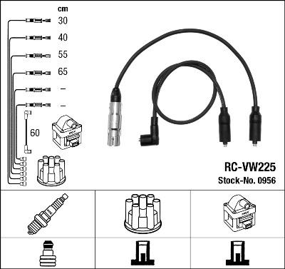 NGK 0956 - Комплект проводов зажигания autodnr.net