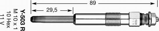 NGK 4279 - Свеча накаливания autodnr.net