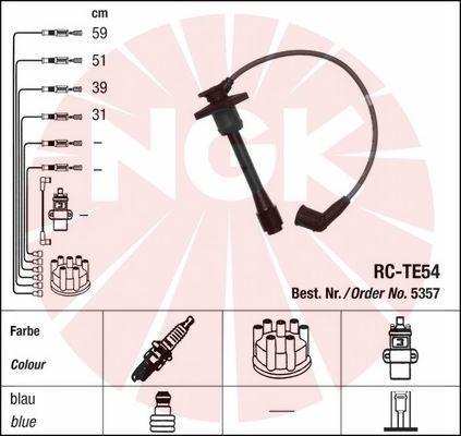 NGK 5357 - Комплект проводів запалювання autocars.com.ua