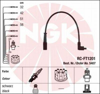 NGK 5407 - Комплект проводів запалювання autocars.com.ua