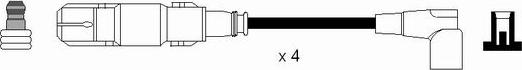 NGK 7303 - Комплект проводів запалювання autocars.com.ua