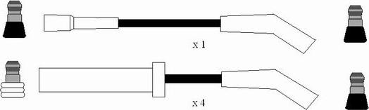NGK 7319 - Комплект проводів запалювання autocars.com.ua