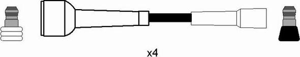 NGK 8183 - Комплект проводів запалювання autocars.com.ua