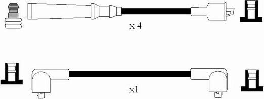 NGK 8223 - Комплект проводов зажигания autodnr.net