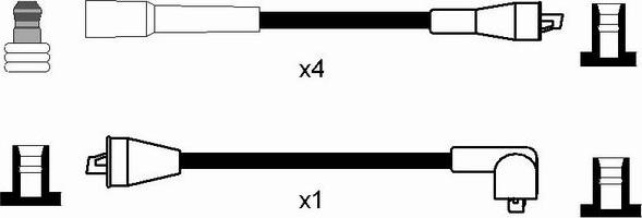 NGK 8265 - Комплект проводів запалювання autocars.com.ua
