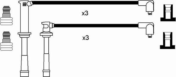 NGK 8526 - Комплект проводів запалювання autocars.com.ua