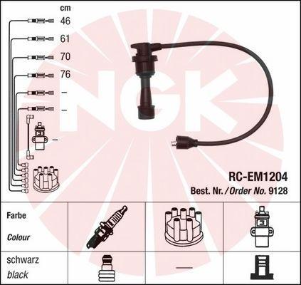 NGK 9128 - Комплект проводов зажигания autodnr.net