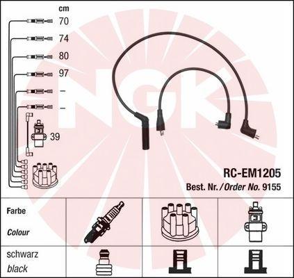 NGK 9155 - Комплект проводов зажигания autodnr.net