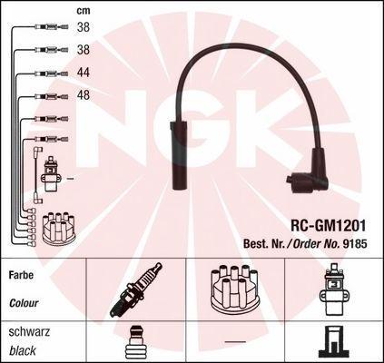 NGK 9185 - Комплект проводів запалювання autocars.com.ua