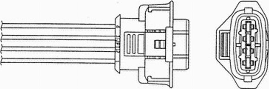 NGK OZA531-GM24 - Лямбда-зонд autocars.com.ua