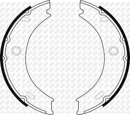 NiBK FN0576 - Комплект тормозов, ручник, парковка avtokuzovplus.com.ua