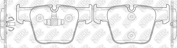 NiBK PN31018 - Тормозные колодки, дисковые, комплект autodnr.net