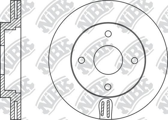 NiBK RN11002 - Тормозной диск autodnr.net