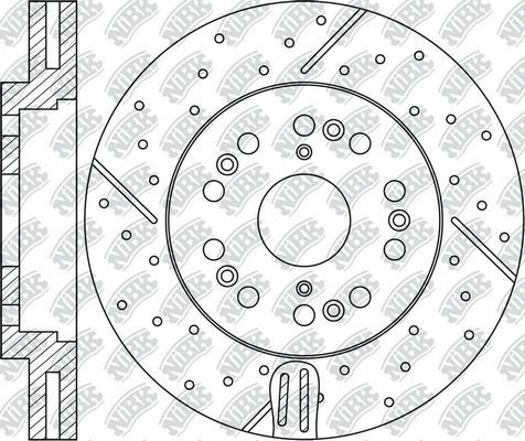 NiBK RN1150DSET - Економічний гальмівний диск autocars.com.ua