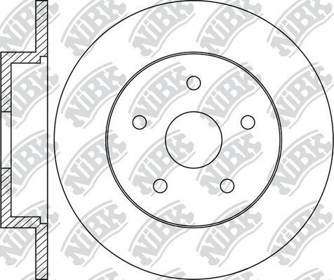 NiBK RN1159 - Тормозной диск avtokuzovplus.com.ua