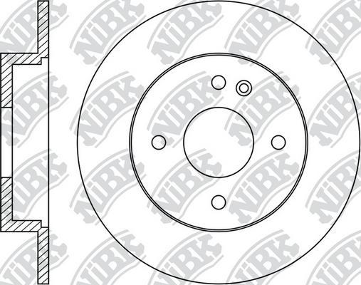 NiBK RN1161 - Гальмівний диск autocars.com.ua