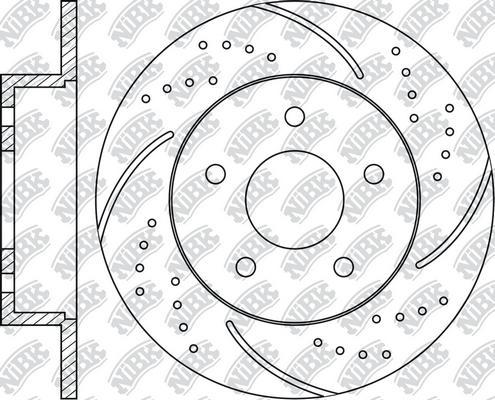 NiBK RN1203DSET - Економічний гальмівний диск autocars.com.ua