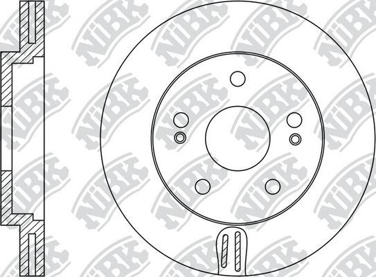 NiBK RN1209 - Тормозной диск autodnr.net