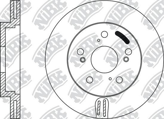 NiBK RN1218 - Тормозной диск autodnr.net