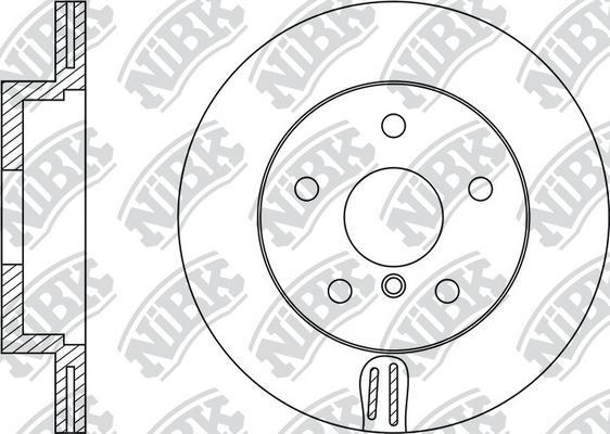 NiBK RN1246 - Тормозной диск avtokuzovplus.com.ua