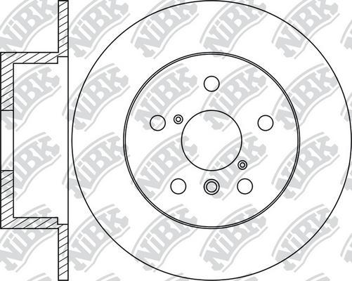 NiBK RN1255 - Тормозной диск autodnr.net