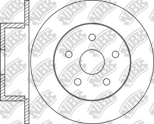 NiBK RN1257 - Гальмівний диск autocars.com.ua