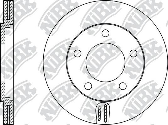 NiBK RN1341 - Тормозной диск avtokuzovplus.com.ua